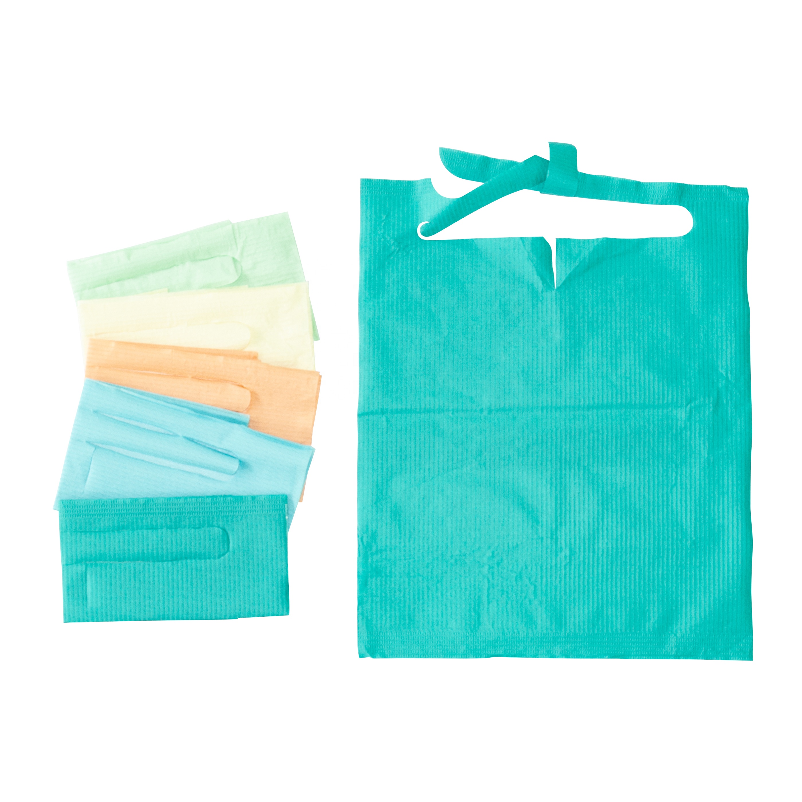 Disposable dental bibs with loop waterproof