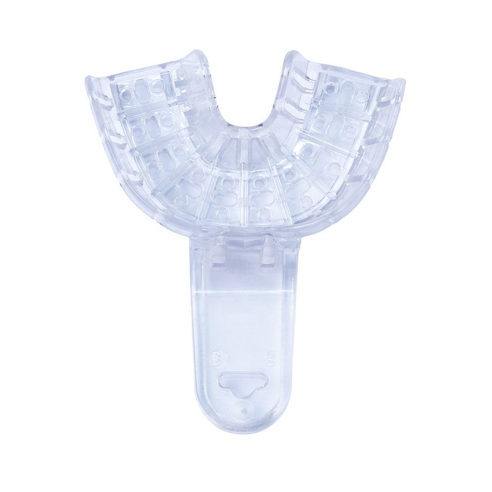 Chinese factory plastic dental transparent impression tray disposable impression trays dental