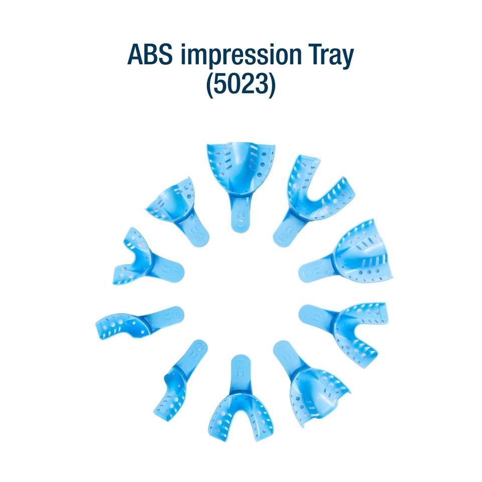 Disposable impression trays blue plastic impression tray ABS dental impression tray