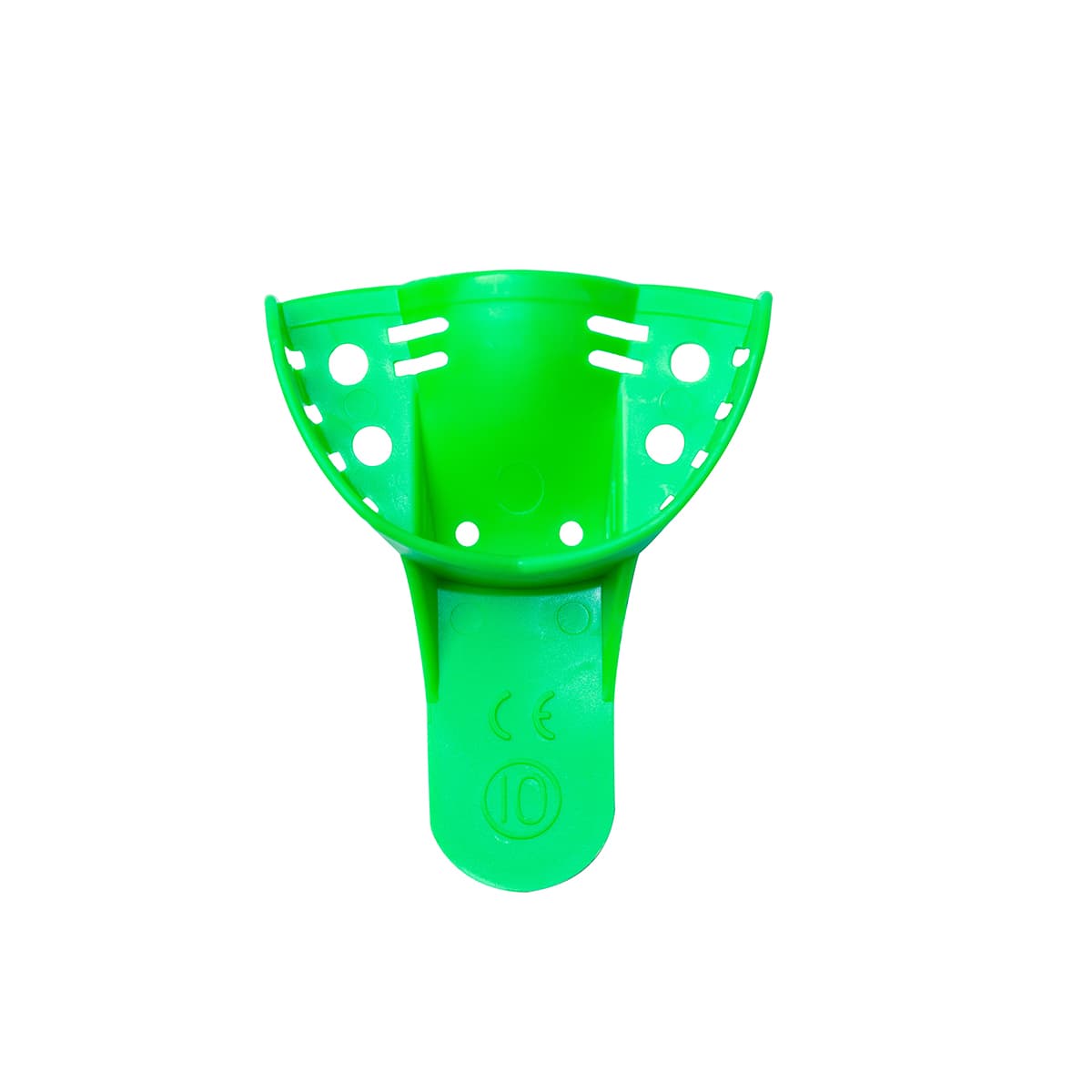 Disposable impression tray green plastic impression tray dental impression tray