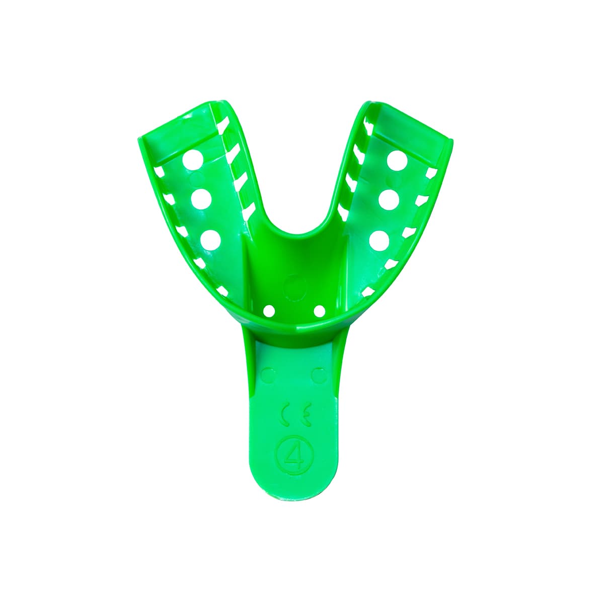 Disposable impression tray green plastic impression tray dental impression tray