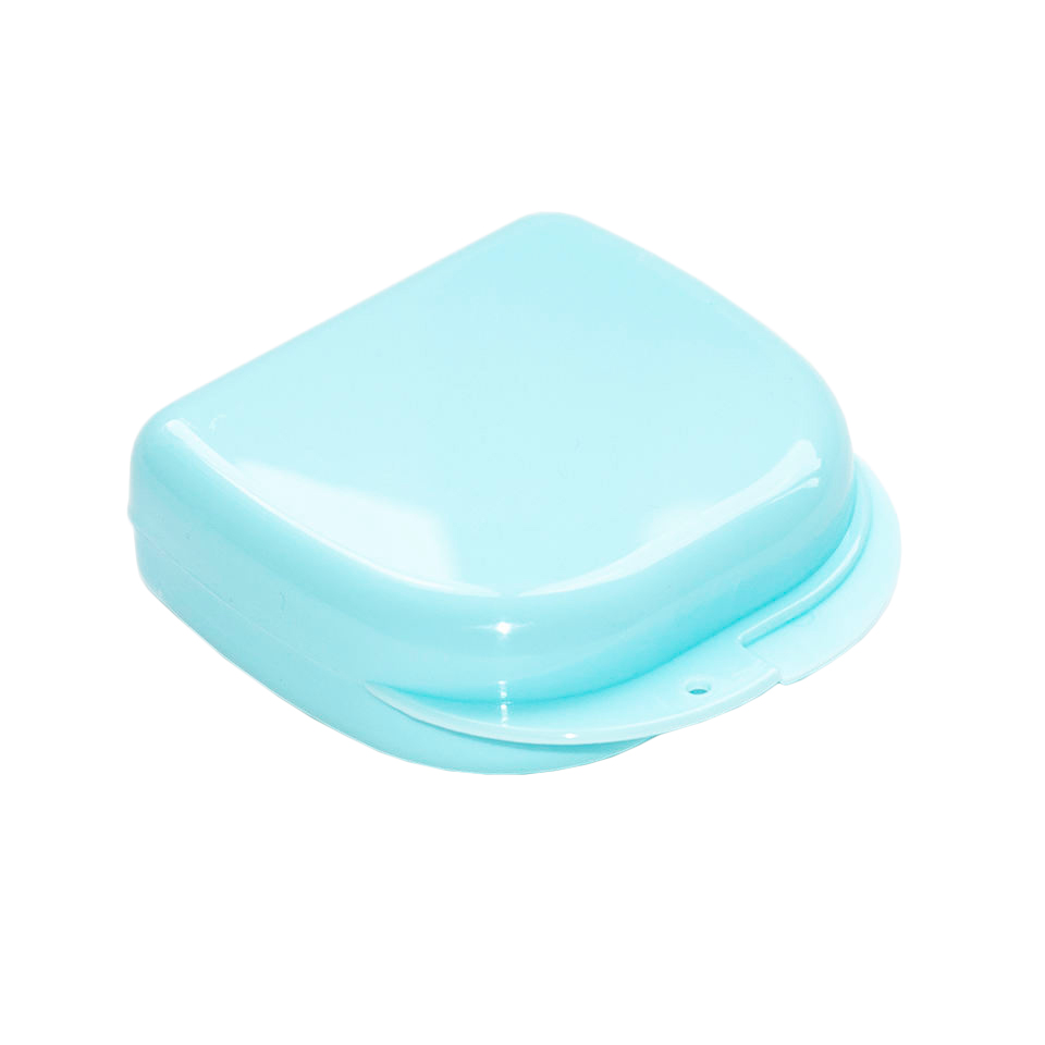 China Wholesale Colorful Plastic Tooth Box/ Dental Containers Various Colorful Orthodontic Dental Retainer Denture