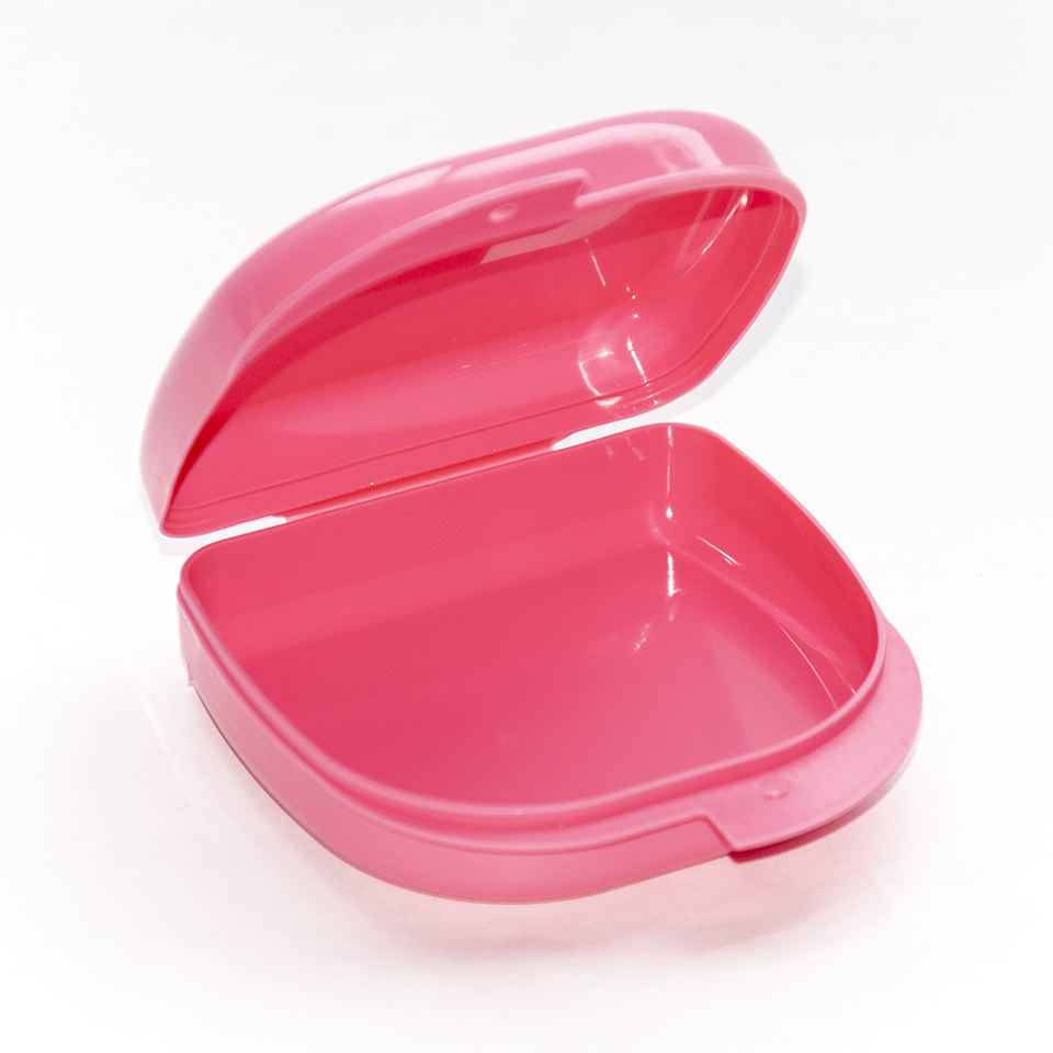 China Wholesale Colorful Plastic Tooth Box/ Dental Containers Various Colorful Orthodontic Dental Retainer Denture